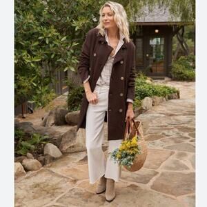 Frank & Eileen Tipperary Irish Chocolate Brown Triple Fleece Cotton Size Small